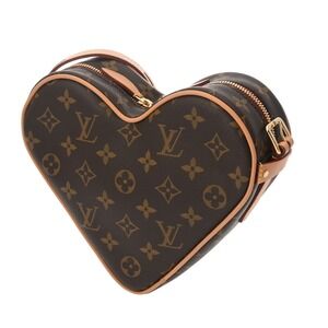 Louis Vuitton Coeur Sac Bag Monogram Brown Shoulder Canvas